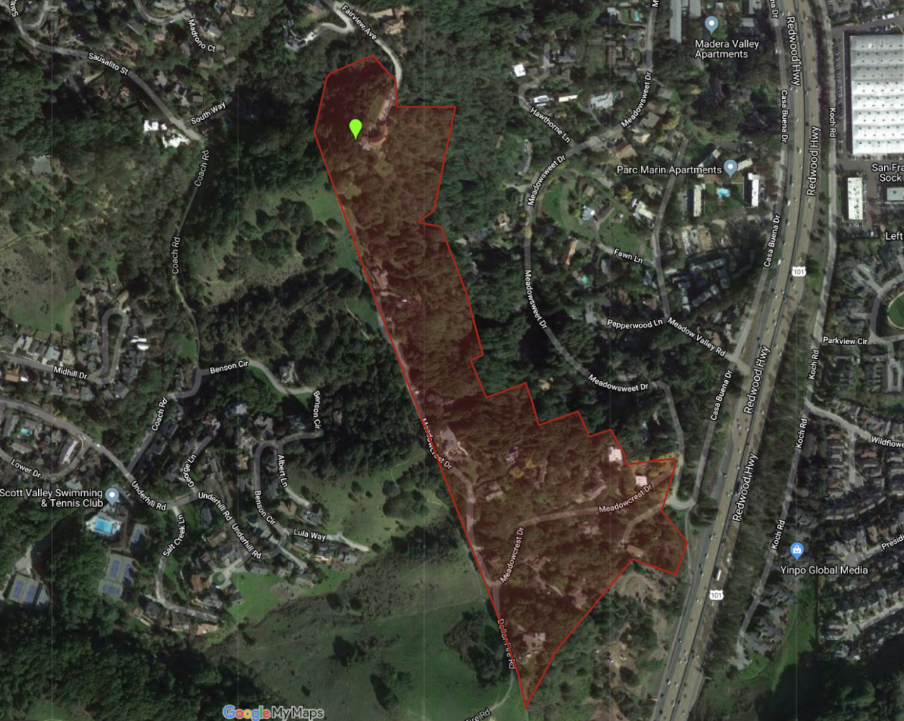 Meadowcrest Ridge, Corte Madera (Marin County, CA) is Marin's newest Firewise USA site.